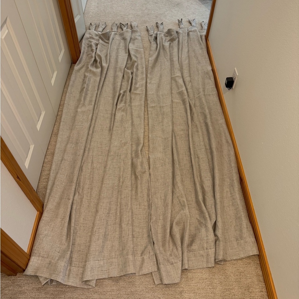 Nicole Miller New York Light Gray Curtains